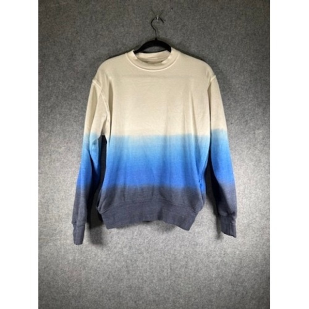 BEACH RIOT Women Size XS Ombre Crewneck Sweatshirt Cotton Blend Cozy Lounge
